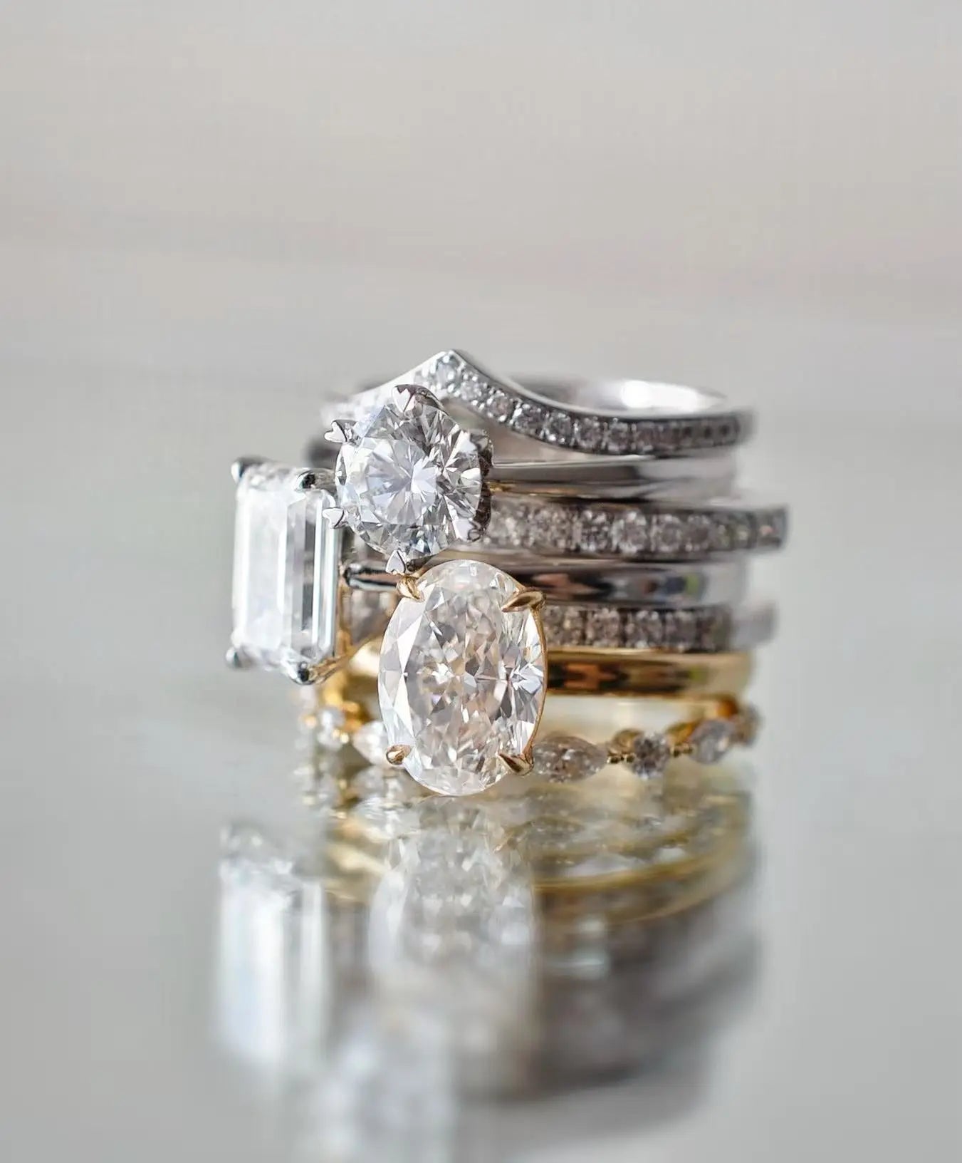 Bagues en diamant de laboratoire Diamelys. amour / quotidien / moments marquants