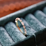 Alliance Kira -  Diamant de laboratoire - 0.46 carat -Marquise - taille 52 - Or jaune 18K diamelys