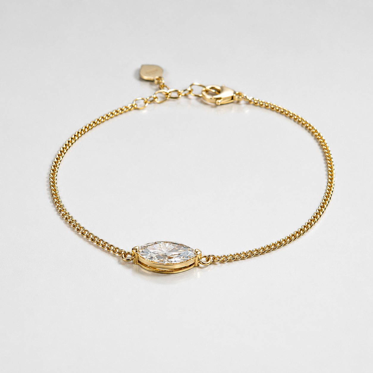 Bracelet Flair - Diamant de laboratoire - 1.01 carats - Marquise  - Or jaune 18K