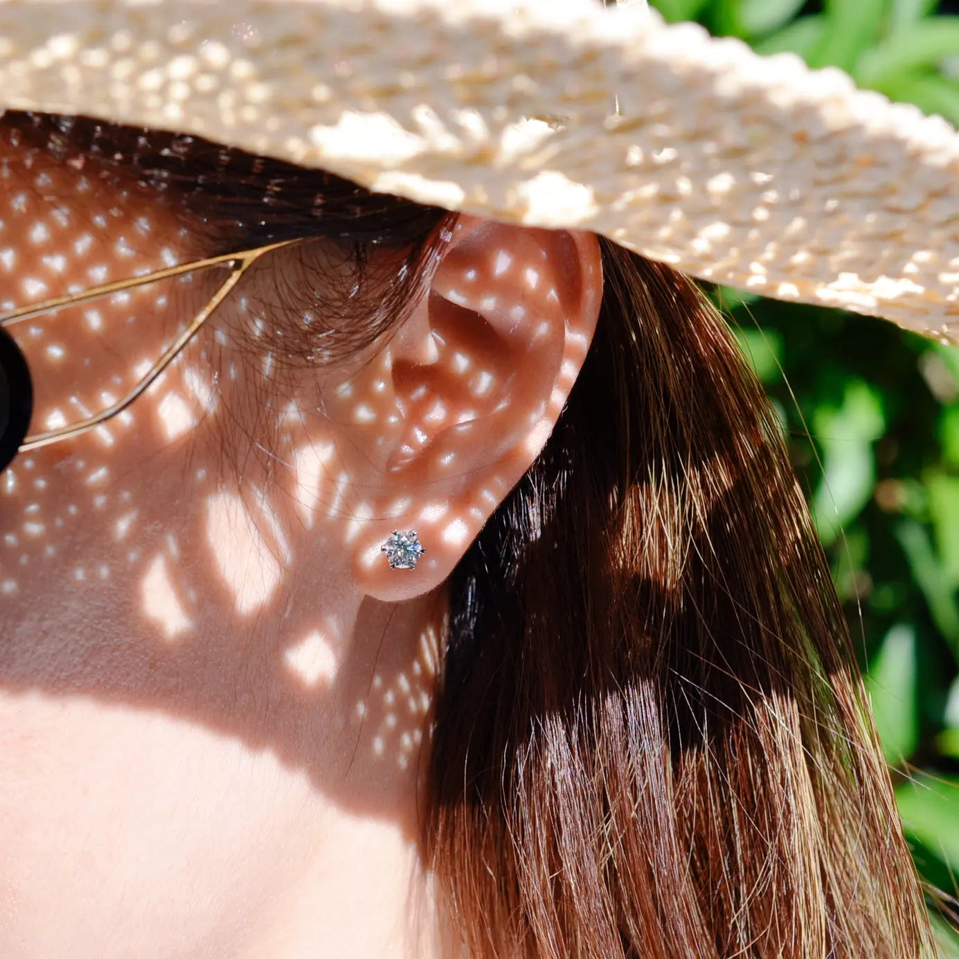 Boucles d’oreilles Vega - Or jaune 18 carats - Rond 0,5 carat (2 X) diamelys