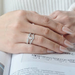 Bague Nova – Or blanc 14 carats – Poire 0,31 carat diamelys