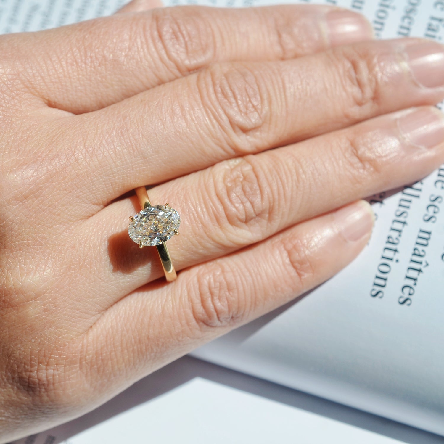 Soli Engagement Ring - Lab-Groomed Diamond