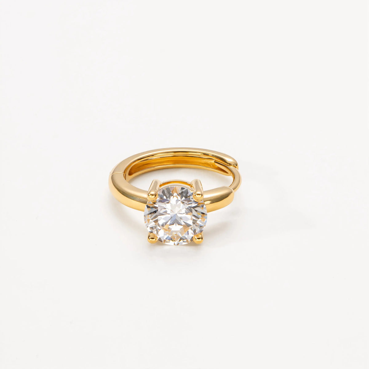 Boucles d’oreilles Melinda - Diamant de laboratoire - 1 carat (2 X) -Rond - Or jaune 18K diamelys