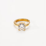 Boucles d’oreilles Melinda - Diamant de laboratoire - 1 carat (2 X) -Rond - Or jaune 18K diamelys