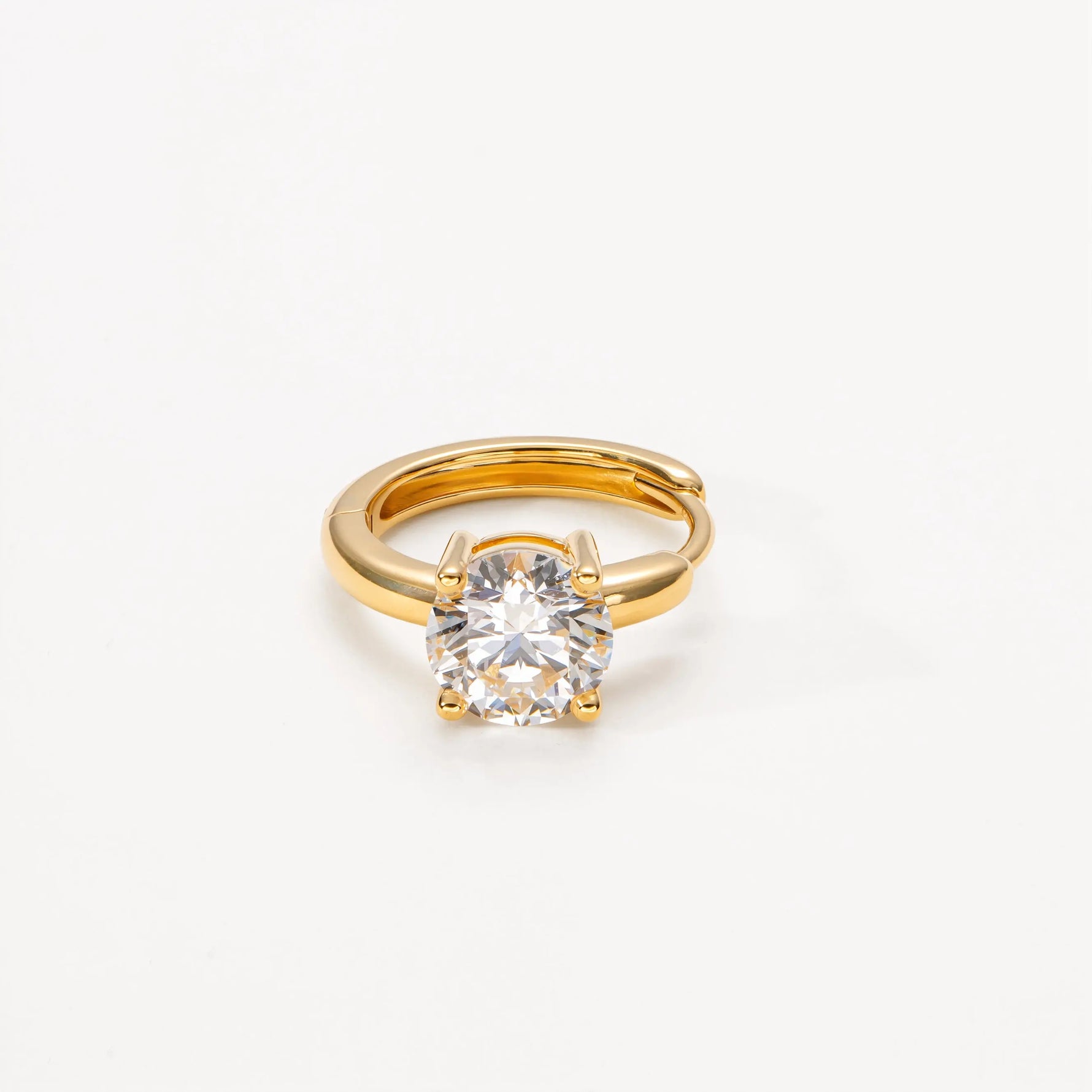 Boucles d’oreilles Melinda - Diamant de laboratoire - 1 carat (2 X) -Rond - Or jaune 18K diamelys