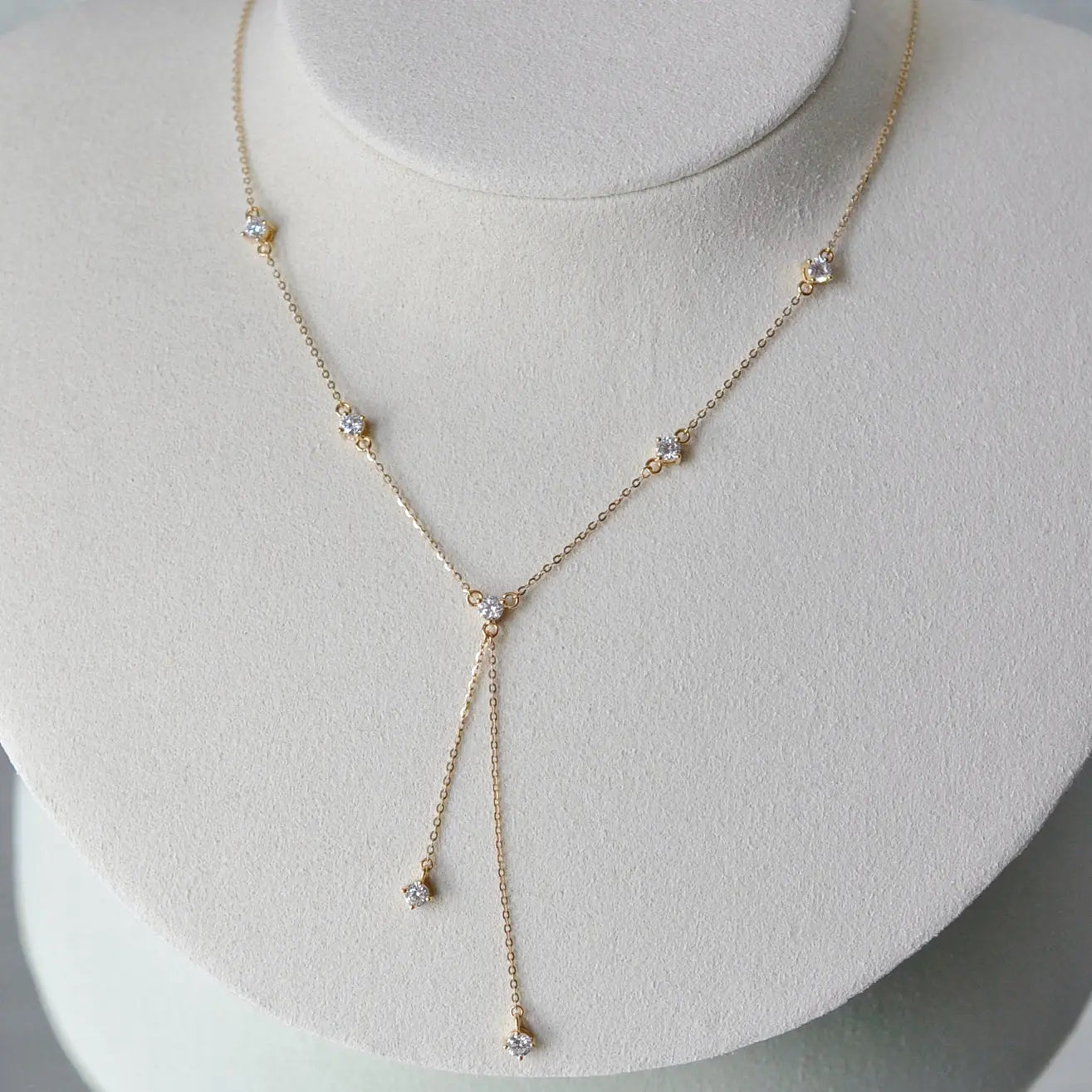 Collier Sept étoiles - Diamant de laboratoire - 0,78 carat - Rond -Or jaune 18K diamelys