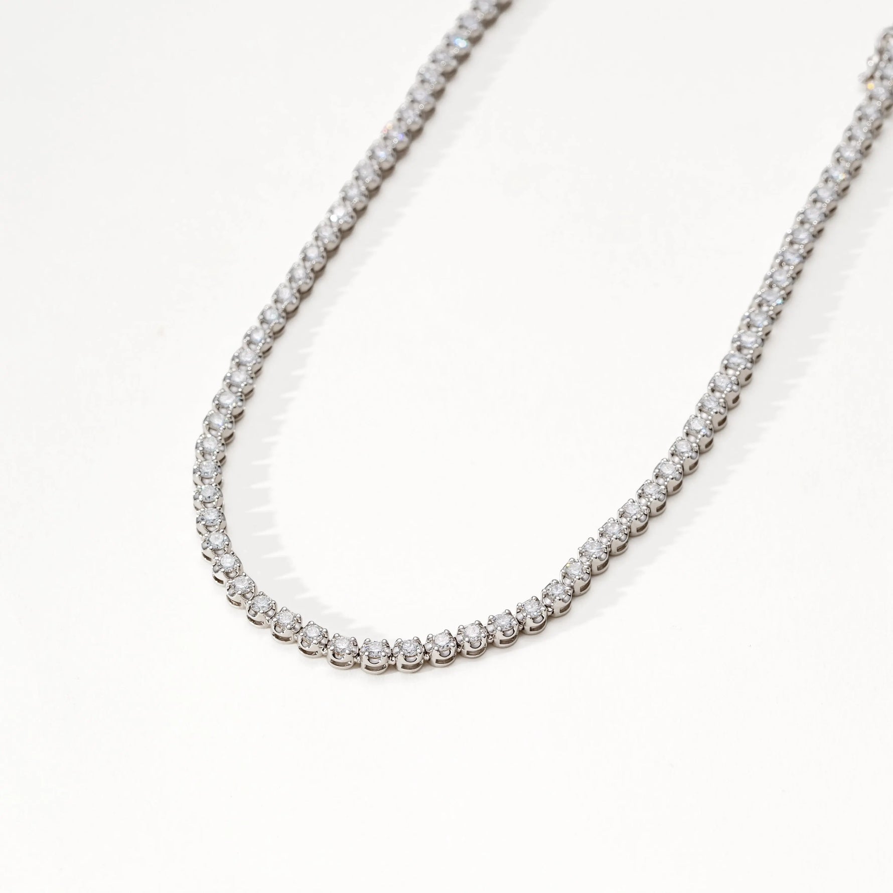 Collier Lumina Tennis –  Diamant de laboratoire - 18 carats - Or blanc diamelys