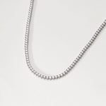 Collier Eclat Tennis - Diamant de laboratoire - Or blanc 18 carats diamelys