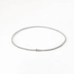 Collier Eclat Tennis - Diamant de laboratoire - Or blanc 18 carats diamelys