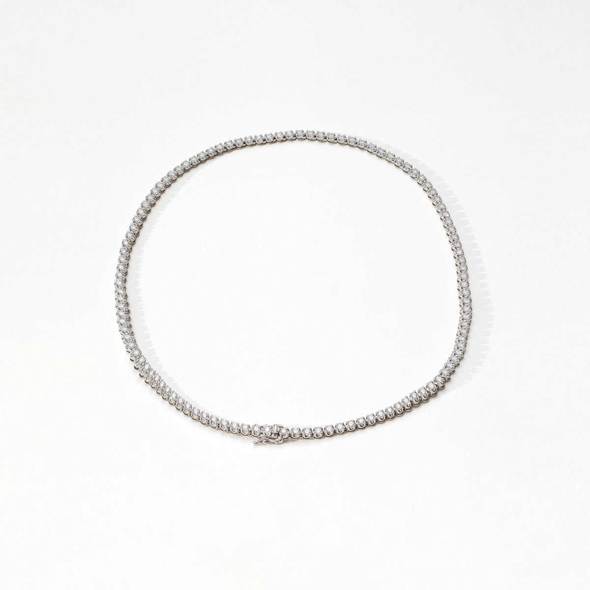 Collier Lumina Tennis –  Diamant de laboratoire - 18 carats - Or blanc diamelys