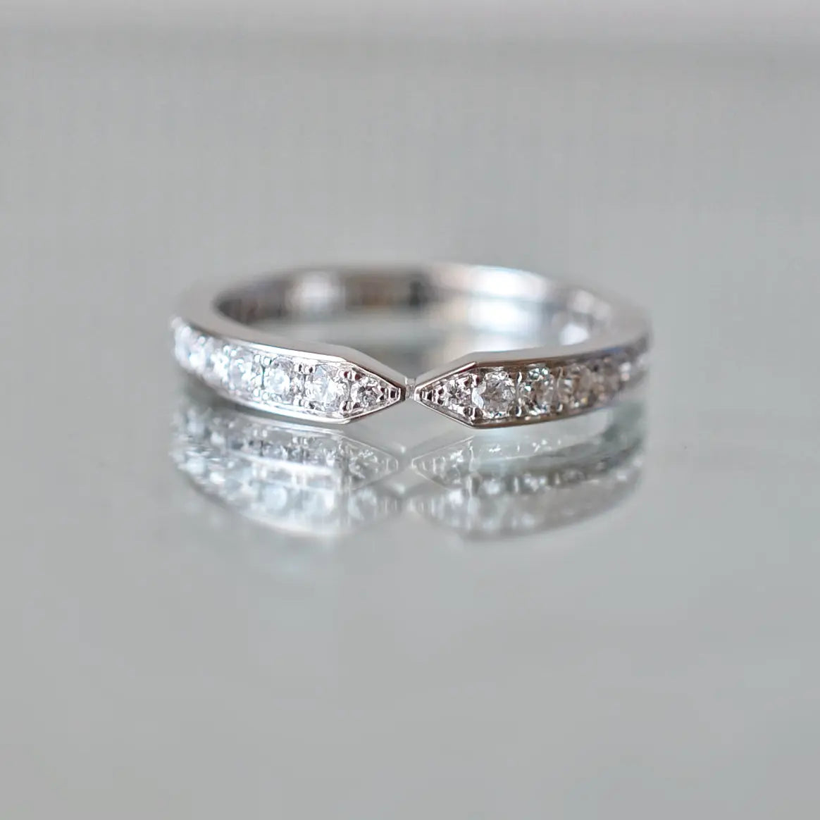 Alliance Beatrice - Diamant de laboratoire  - 0,39 carat - Rond - Or blanc 14K diamelys