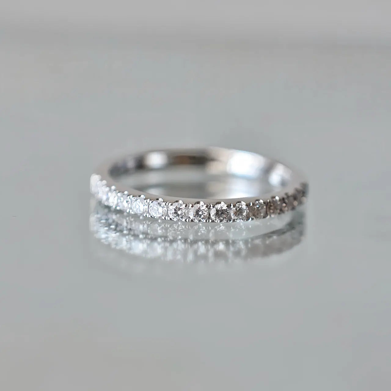 Alliance Brille – Diamant de laboratoire - Rond - Or blanc 14K diamelys