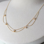 Collier Astra – Diamant de laboratoire - 0,53 carat -Rond - Or jaune 18K diamelys