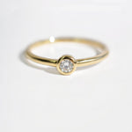 Bague minimaliste diamant personnalisable Diamelys