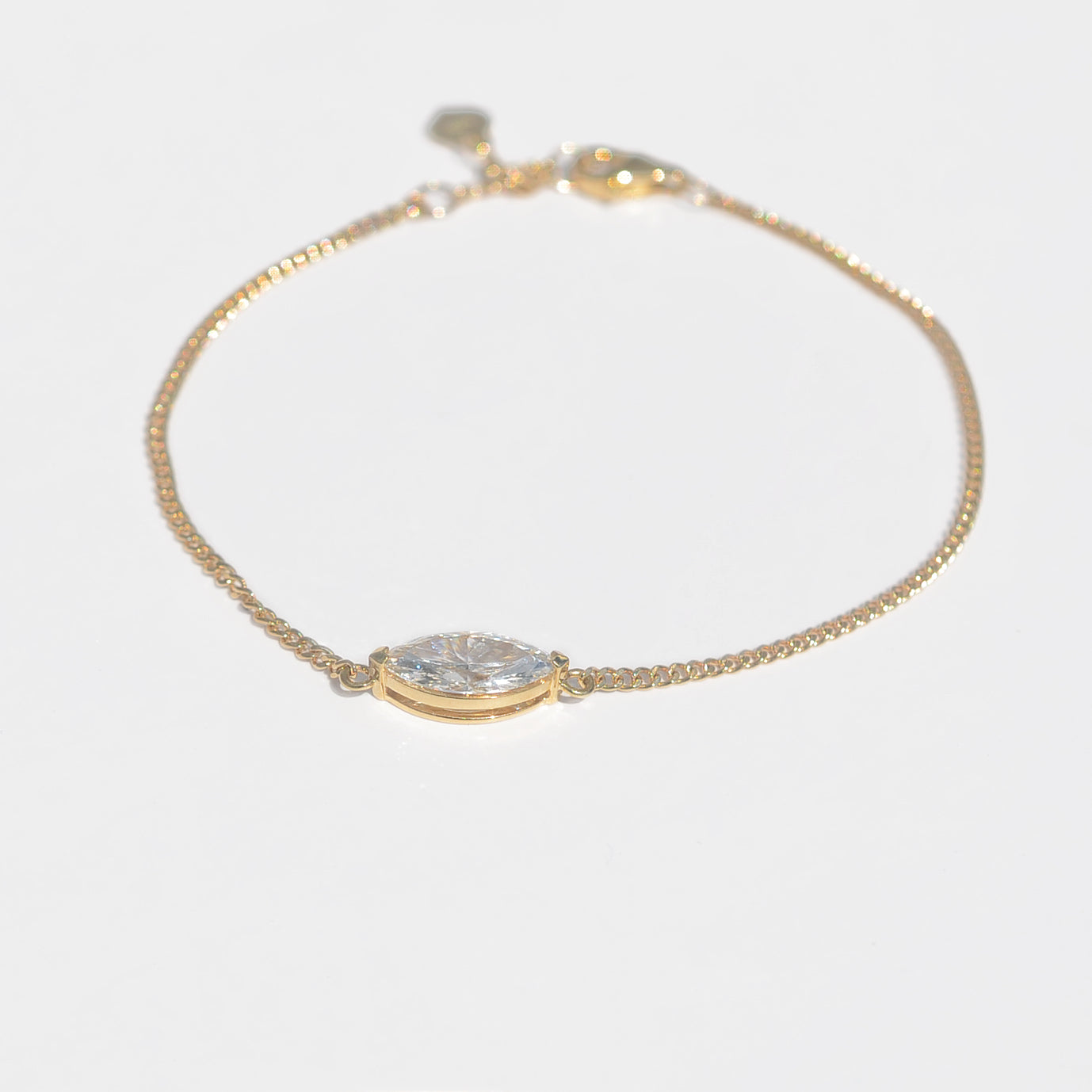 Bracelet Flair - Diamant de laboratoire - 1.01 carats - Marquise  - Or jaune 18K