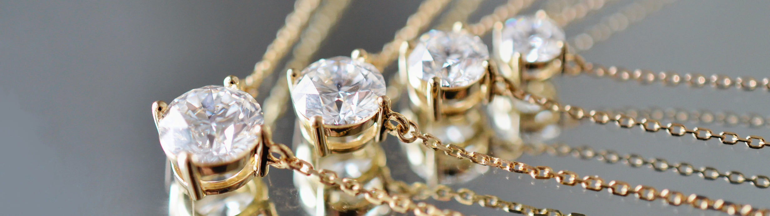 Colliers en diamant de laboratoire diamelys